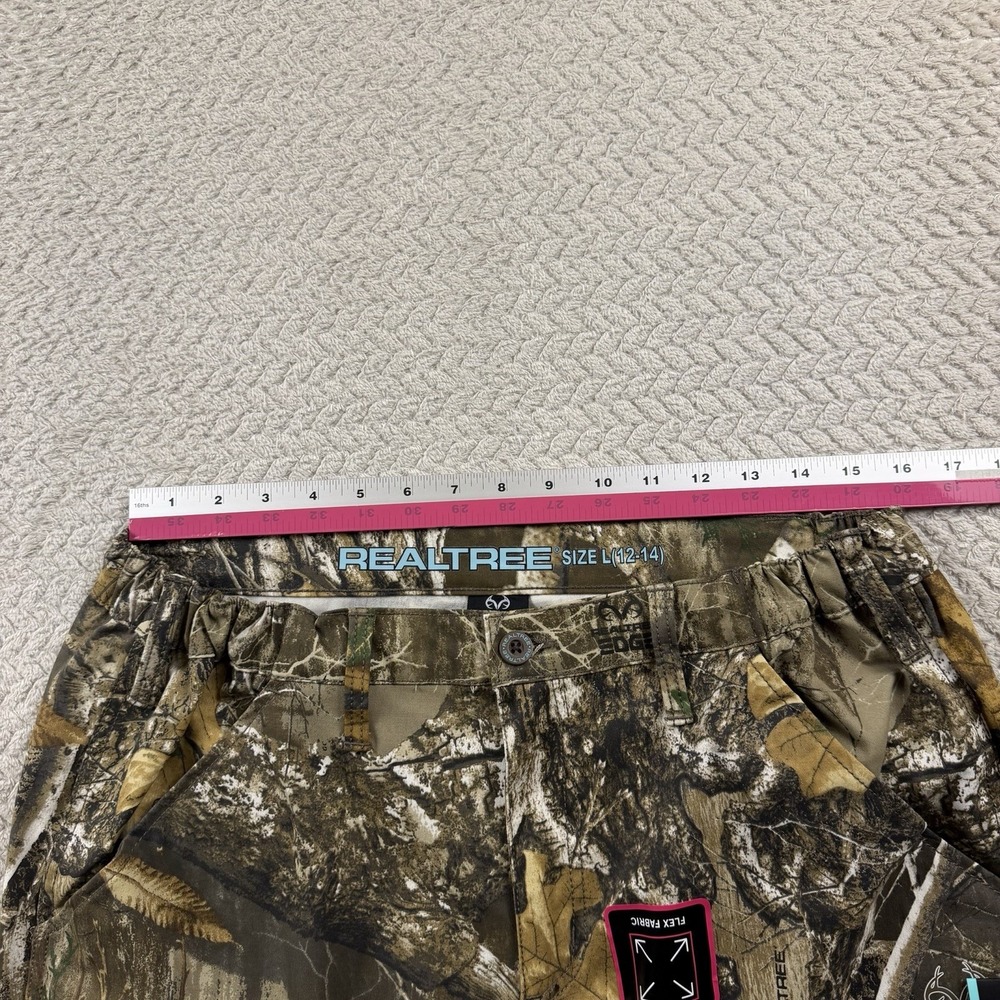 RealTree Camouflage Pants Women's Size L (12-14) Hunting  Cargo Pockets  Ladies - Picture 3 of 15
